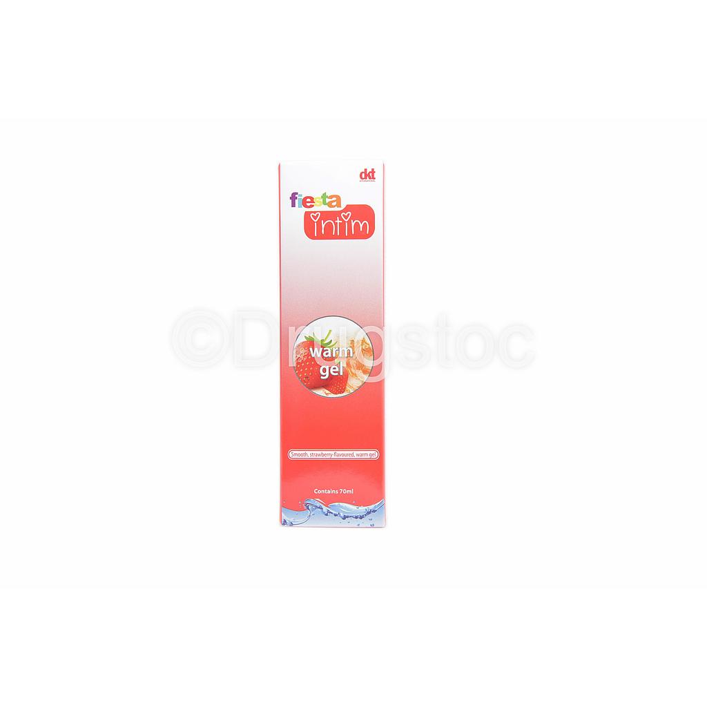 Fiesta strawberry Intim Warm Gel