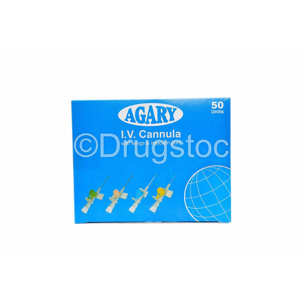 Agary Bio-Vein Cannula 18G x 50 (Green)