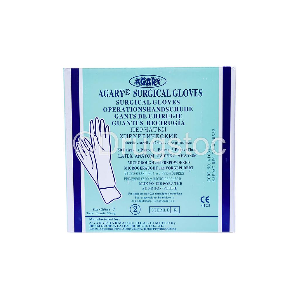 Agary Surgical Gloves Size 7 x 50