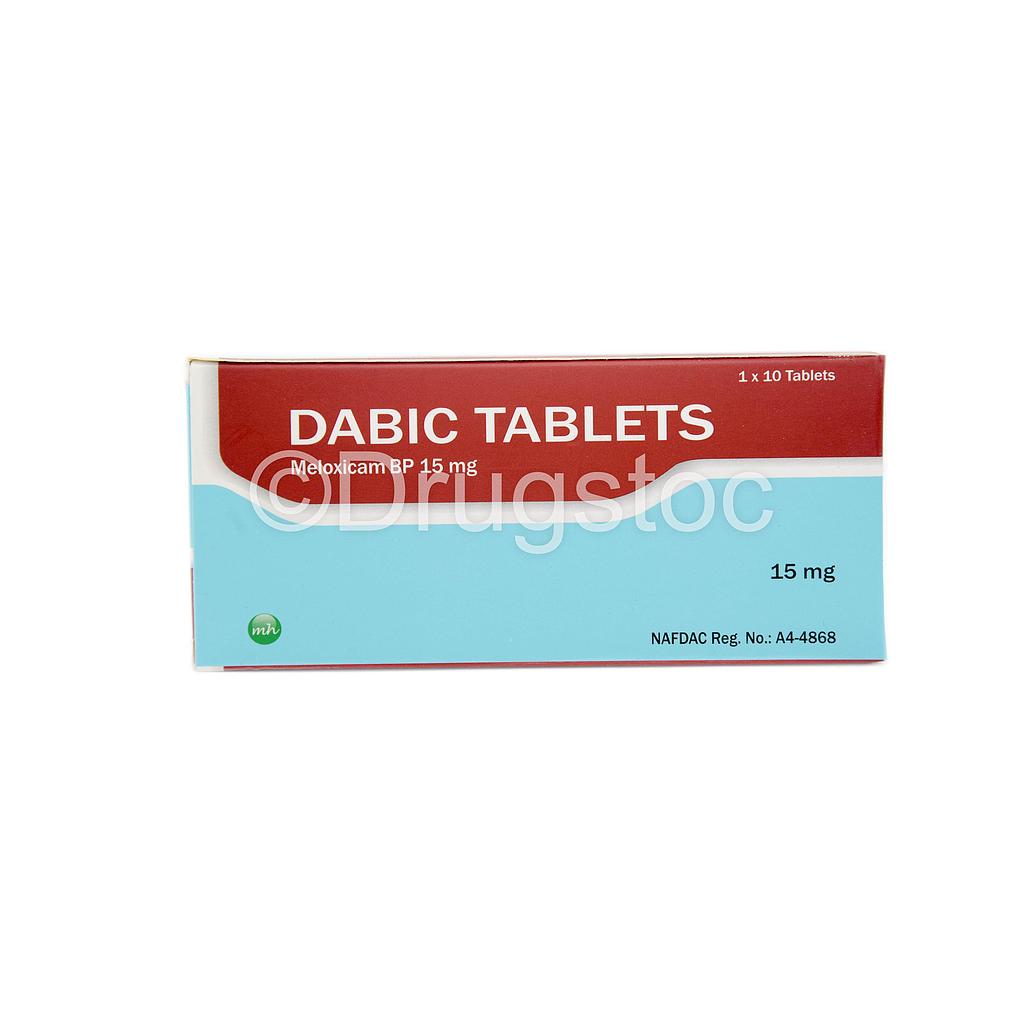 Dabic 15mg Tablets x 10''