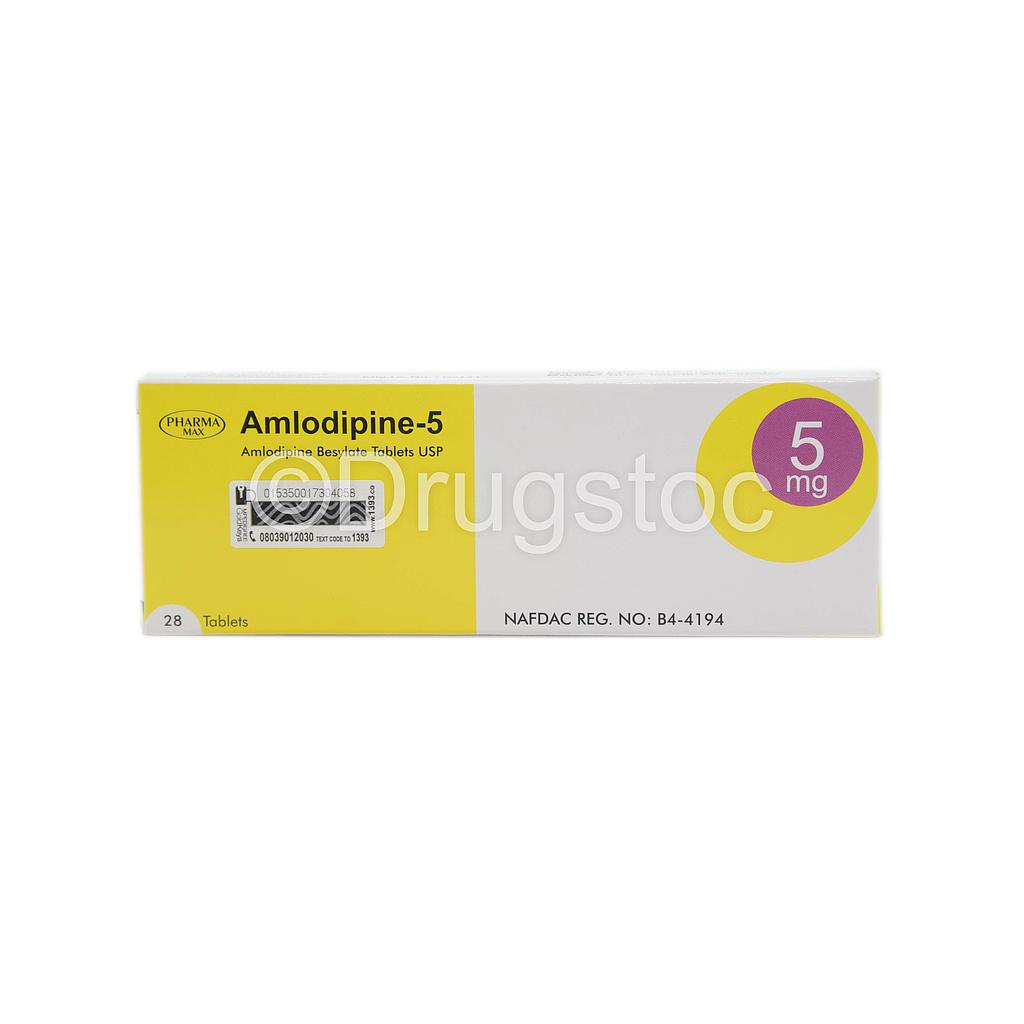 Pharmamax Amlodipine-5 Tablets x 28''