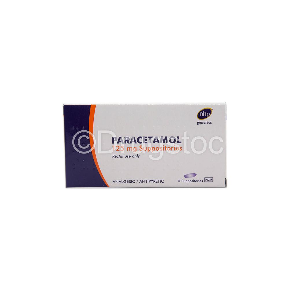 Nhp Paracetamol 125mg Suppositories x 5''