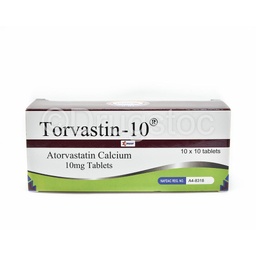 [DSN00072] Torvastin 10mg Tablets x 30