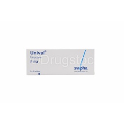 [DSN000193] Unival 5mg  Tablets x 10'' (Controlled)