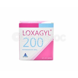 [DSN000318] Loxagyl 200mg Tablets x 100''