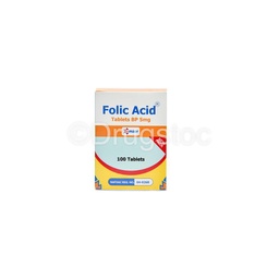 [DSN000360] Emzor Folic acid 5mg x 100