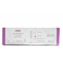 [DSN000453] Agaryject  5mL Needle & Syringe x 100