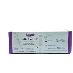 [DSN000463] Agaryject 10ml Needle & Syringe x 100