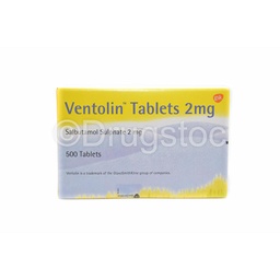 [DSN000674] Ventolin 2mg Tablets x 500''