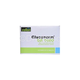 [DSN0001001] Gluconorm SR 1000mg Tablets x 100''