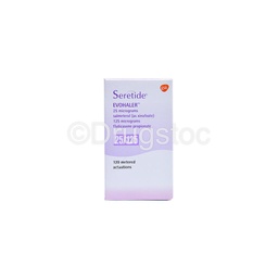 [DSN0001063] Seretide 25/125mcg (120 Doses) Evohaler x 1''