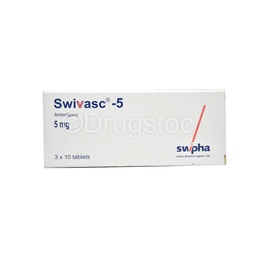 [DSN0001095] Swipha Amlodipine 5mg Tablets x 30''