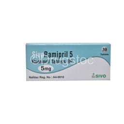 [DSN0001106] Sivo Ramipril 5mg Tablets x 30''