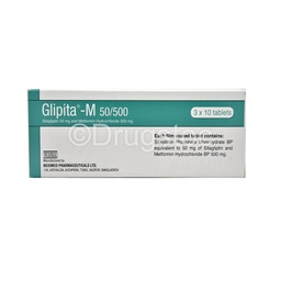 [DSN001160] Glipita M 50mg/500mg  Tablets x 30''