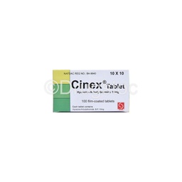 [DSN001202] Cinex 10mg Tablets x 100''