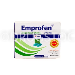 [DSN001215] Emprofen 200mg Soft Gels x 10''