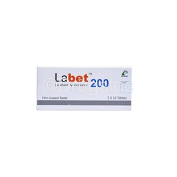 [DSN001240] Labet 200mg Tablets x 30''