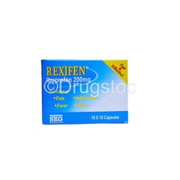 [DSN001294] Rexifen 200mg Capsules x 100''