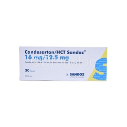 [DSN001349] Sandoz Candersatan 16mg/12.5mg Tablets x 30''