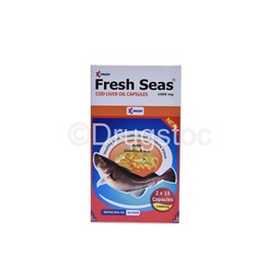 [DSN001554] Emzor Fresh Seas Cod Liver Oil 1000mg X 30