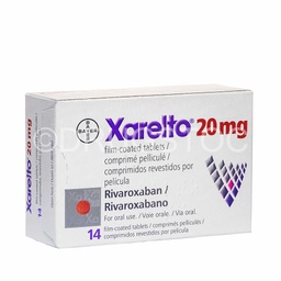 [DSN001608] Xarelto 20mg Tablets x 14''