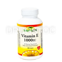 [DSN001677] Nature'sfield Vitamin E 1000iu X 50