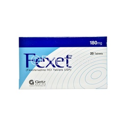 [DSN001700] Fexet 180mg Tablets x 20''