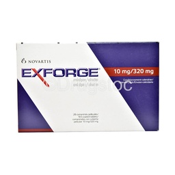 [DSN001707] Exforge 10mg/320mg Tablets x 28''