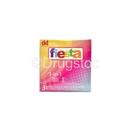 [DSN001713] Fiesta 3-in-1 Condoms