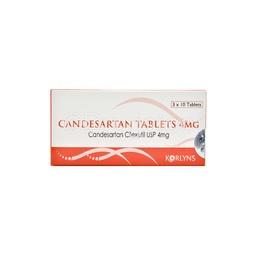 [DSN001821] Korlyns Candesartan 4mg Tablets x 30''