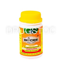 [DSN001998] Biocee Vitamin C Chewable Orange Flavour 100mg X 100