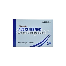 [DSN002042] Pinnacle Aceclofenac 100mg Tablet x 10''