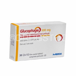 [DSNBC002108] Glucophage 500mg Tablets x 30''