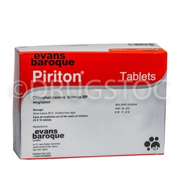 [DSN002132] Evans Piriton 4mg Tablets x 250''