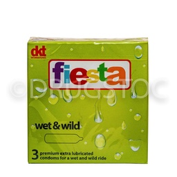 [DSN002210] Fiesta Condom Wet & Wild x 3