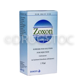 [DSN002217] Zoxon Ceftriaxon Injection x 1 Vial