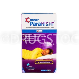 [DSN002392] Emzor Para Night Tablet x 10''