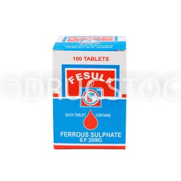 [DSN002414] Fesulf Ferrous Sulphate 200mg X 100