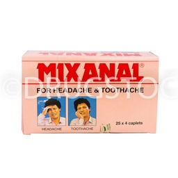 [DSN002589] Mixanal Caplets 4 x 25''