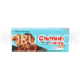 [DSN002596] Cannon Extra Caplets x 20''