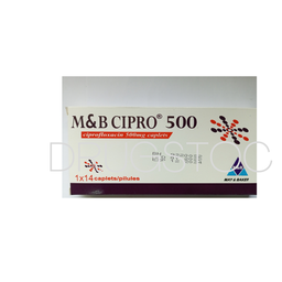 [DSN003012] M&B Cipro 500mg Tablets x 14''