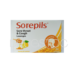 [DSN003052] Sorepills Lozenges x 24'' (Honey & Lemon Flavour)