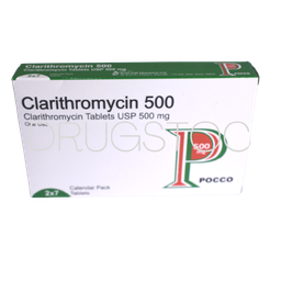 [DSN003132] Pocco Clarithromycin 500mg  Tablets x 14''