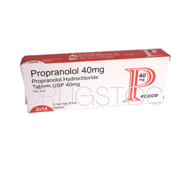 [DSN003133] Pocco Propranolol 40mg Tablets x 28''