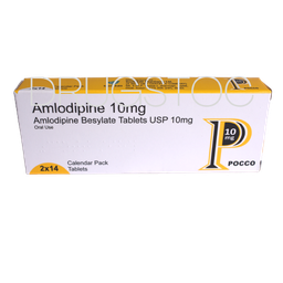 [DSN003134] Pocco Amlodipine 10mg Tablets x 28''