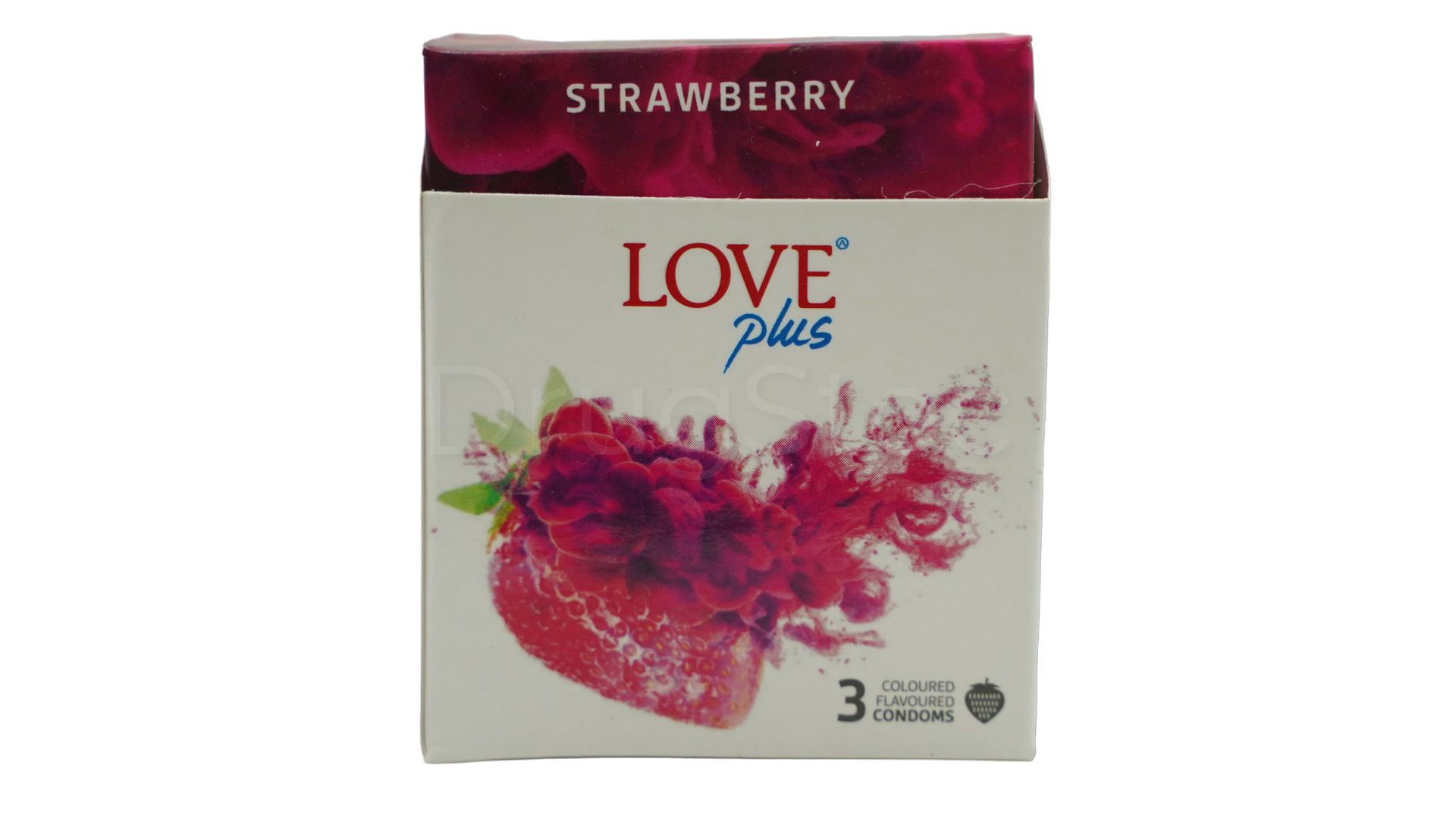 Love Plus Condom(Strawberry) x 3 | My Website
