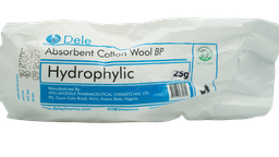 [DSN0031951228] Dele Absorbent Cotton Wool 25g x 1''