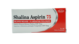 [DSN0031951251] Shalina Aspirin 75mg Tablets x 30''