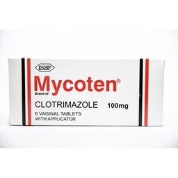 [DS0000124] Mycoten Vaginal Tablets x 6''