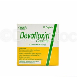 [132563] Devofloxin 500mg Caplets x 10''